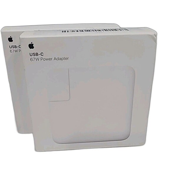 New Apple 67W USB-C Power Adapter A2518 OEM Charger for MacBook Pro M1 M2 – Ship - Picture 1 of 3